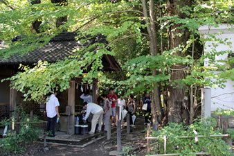 京都三名水のひとつの「染井の井戸」