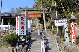 「由加神社本宮」は日本三大権現の一つ、厄除けの総本山として知られています。