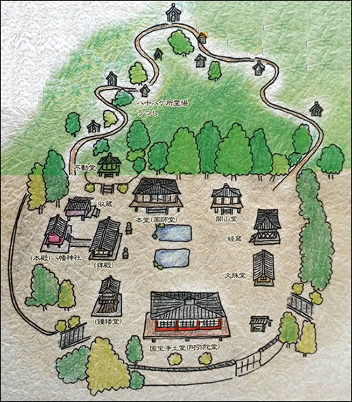浄土寺境内マップ